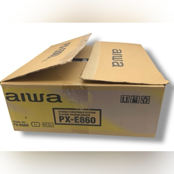 Aiwa Stereo Full Automatic Turntable System PX-E860 - 1999 Vinyl Record Player - Picture 13 of 14